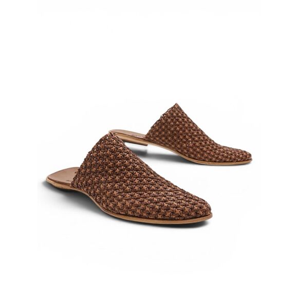 cydwoq Shoes - Cydwoq Orient vintage knit leather mules 38